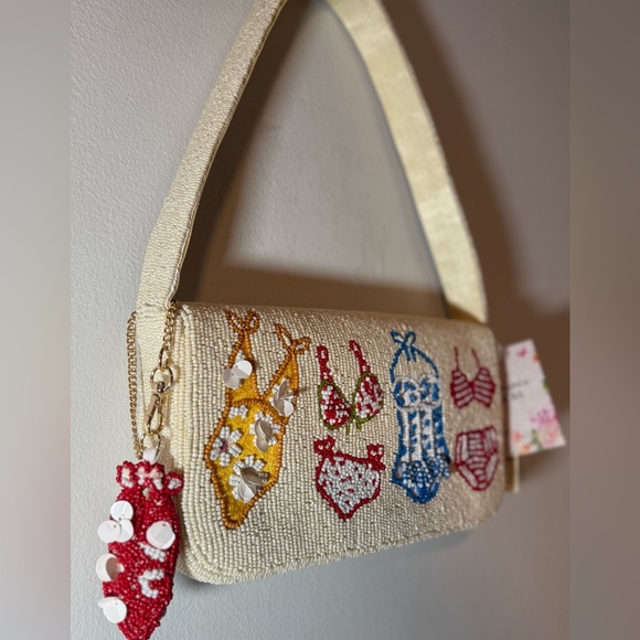 Bathing Suit Beaded Shoulder Bag - Picture 2 of 5